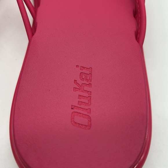 Olukai Women’s ‘Aka Sandals – Pink Plumeria | Size 8 (W8 / EUR 38) New With Tag - Picture 5 of 7